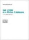 Una lezione alla scuola di Barbiana