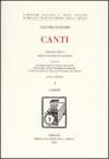 Canti e poesie disperse. Ediz. critica. Con DVD