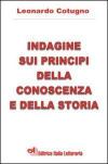 Indagine sui principi della conoscenza e della storia