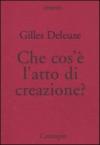 Che cos'è l'atto di creazione?