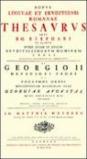 Novus linguae et eruditionis romanae thesaurus