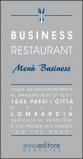 Business restaurant. Menù business