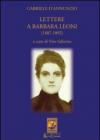 Lettere a Barbara Leoni (1887-1892)