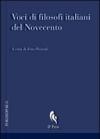 Voci di filosofi italiani del Novecento