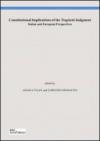 Constitutional implications of the traghetti judgment. Italian and european perspectives