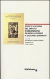 Scritti di storia del diritto e bibliografia giuridica offerti a Giuliano Bonfanti