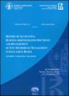 History of accounting, business administration doctrines and development of new methods of management in Italy and in Russia. Scientific cooperation agreement...