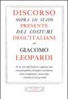 Discorso sopra lo stato presente dei costumi degl'italiani
