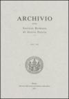 Archivio della Società romana di storia patria: 134