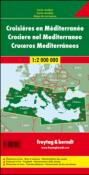 Mittelmeer-Kreuzfahrten/Mediterranean cruises 1 : 2 000 000. Autokarte. Klimatabellen. Fähren. Entfernungen in km. Häfen -  9783707912906