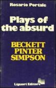 Plays of the absourd - Portale Rosario 9788820705435