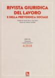 Rivista giuridica del lavoro e della previdenza sociale (2018). Vol. 4 -  9788823022133