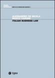 Italian business law - De Nicola Alessandro, Carone Marco 9788823841772