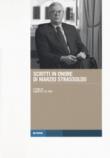Scritti in onore di Marzio Strassoldo -  9788832830453