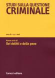Studi sulla questione criminale (2016): 3 - Aa.Vv. 9788843081615