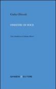Finestre di voce - Giulio Ghirardi 9788849209525