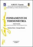 Fondamenti di termometria - Cascetta Furio, Rotondo Giuseppe, Musto Marilena 9788890509506