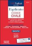 Codice civile esplicato. Ediz. minore -  9788891400116