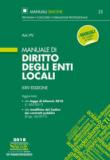 Manuale di diritto degli enti locali - Aa.Vv. 9788891416377