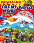 Coloriamo treni auto navi e altri mezzi -  9788893224512
