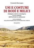 Usi e costumi di Rodì e Milici. Indagine storico-etnologica in un comune dell'entroterra milazzese - Carmelo Bonvegna 9788894894516