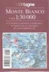 Monte Bianco. Con carta 1:30.000