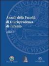 Annali della facoltà di giurisprudenza di Taranto. Vol. 2